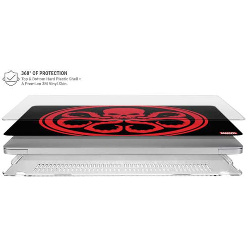 Marvel Captain America Hydra Symbol MacBook Air 15in (2023-2025) Case plus Skin
